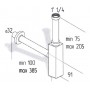 MIGLIORE Ricambi Сифон ML.RIC-10.103.CR Хром